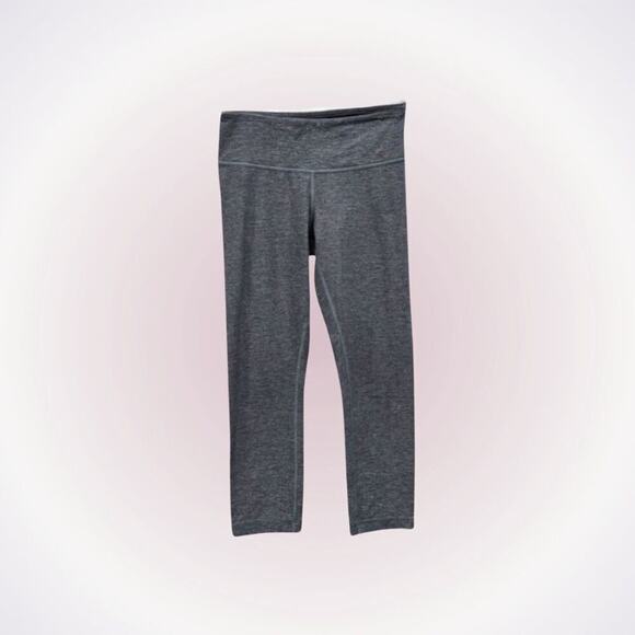 Lululemon Gray Cropped Leggings | Sz 4 - Picture 1 of 5